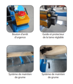 LEMAN – SAG660 – Scie à Grumes Thermique – Diamètre de bûche 660 mm – Puissance 11000 W – Image 4