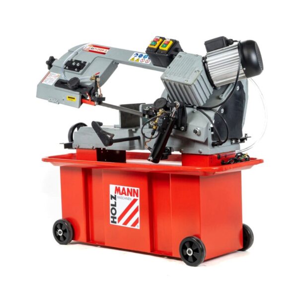 HOLZMANN – BS712TOP-G Scie à ruban métal avec engrenage pour le réglage de la vitesse de la bande (3 niveaux) D. coupe 180mm | 400V 1100 W