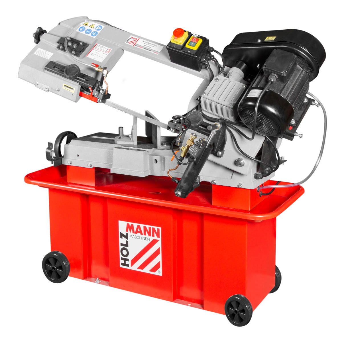 Scie-a-ruban-metaux-Holzmann-BS712top-400v HOLZMANN – BS712TOP Scie à ruban métal descente et arrêt automatique D. coupe 180mm | 400V 1100 W – Image 1