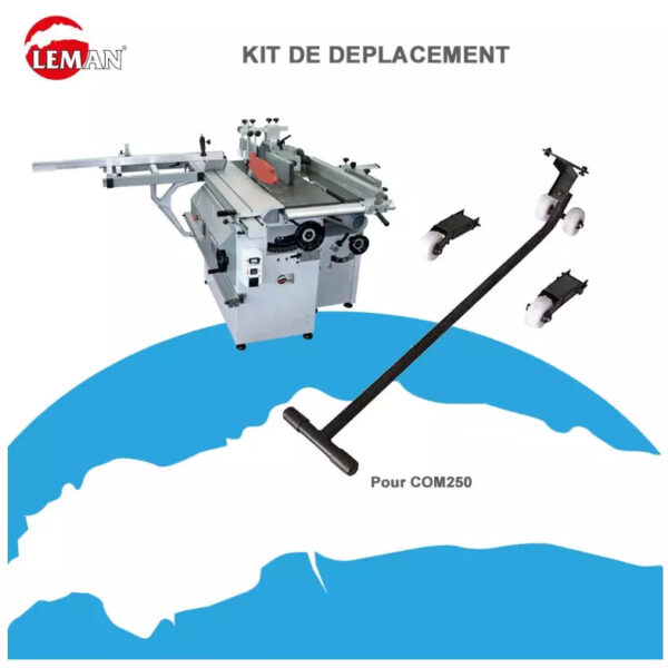 LEMAN – Kit de déplacement pour Combinée à Bois COM250
